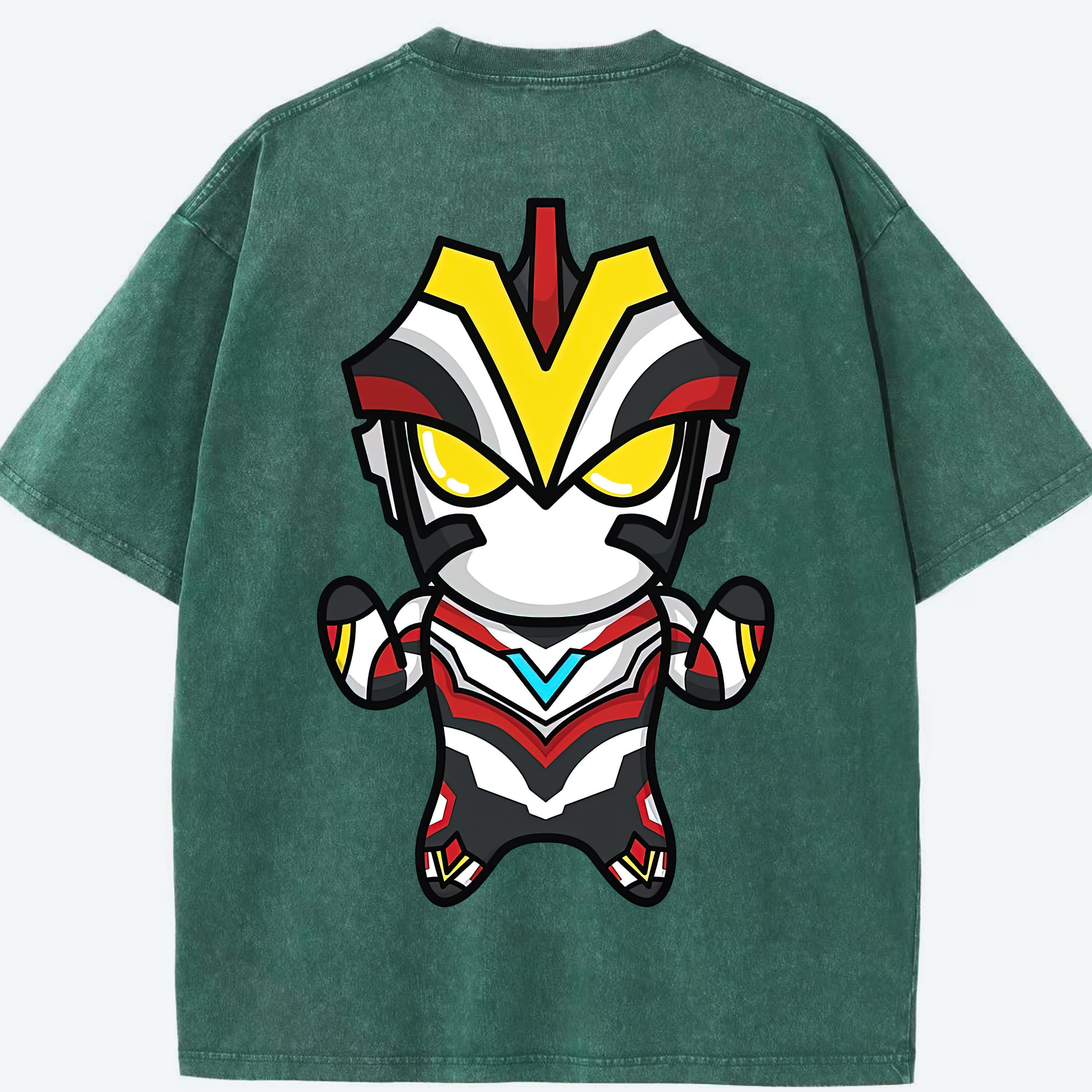 （画像用） ウルトラマン Ultraman 綿100% ヴィンテージ風 半袖Tシャツ（背面プリント）